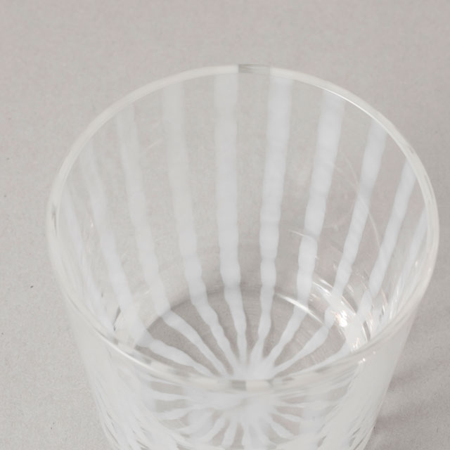 大正浪漫硝子　そば猪口 十草