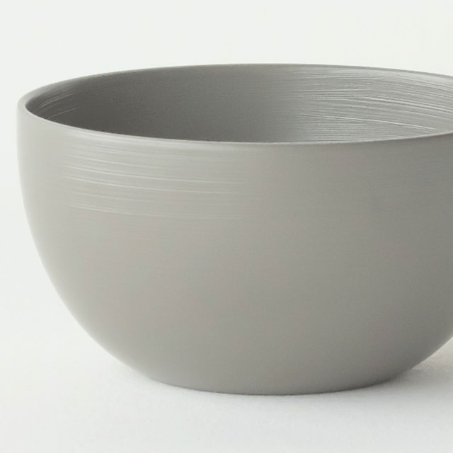 越前硬漆 椀　NORTH GRAY 01　S