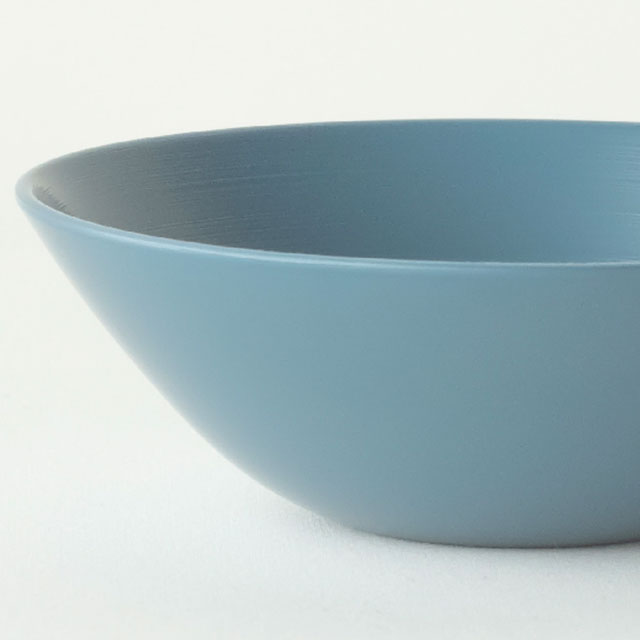 越前硬漆 平椀　NORTH GRAY 03　Ｓ