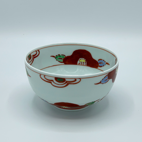 赤絵椿段入ミニ丼