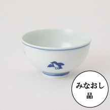 【みなおし品 てなおし品】好日茶碗　染錦稲穂雀