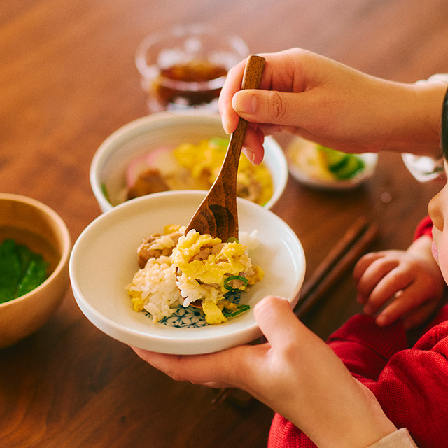 玉手どんぶり　麻の葉