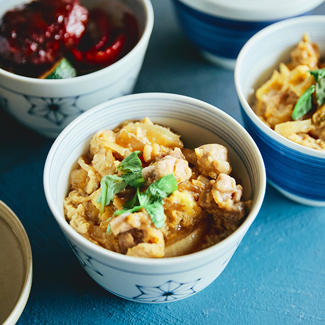 玉手どんぶり　麻の葉