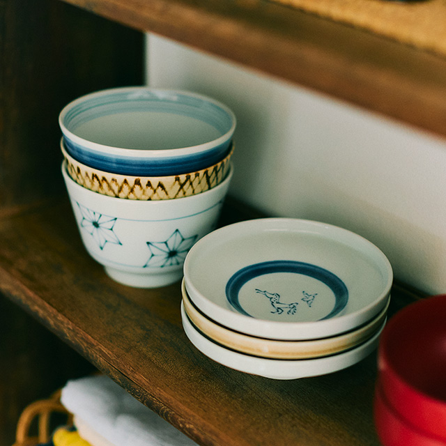 玉手どんぶり　麻の葉