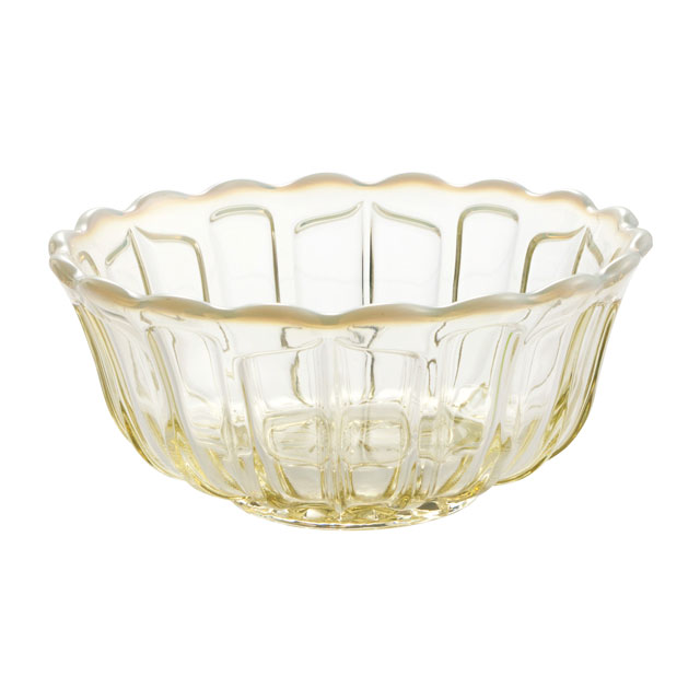 雪の花　洗鉢 古代色