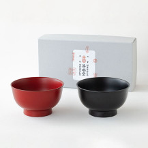 朝倉椀 ペアセット　4寸