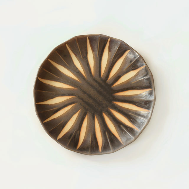 SANSEVIERIAプレート　ブラウン