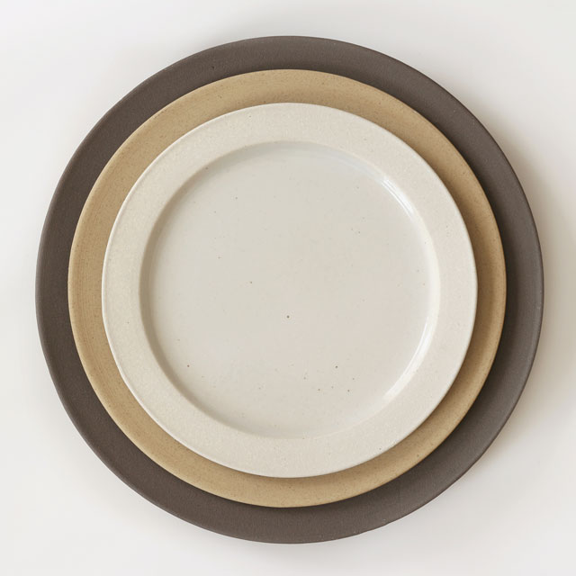 CLAYプレートＳ ストーンウェア（白）