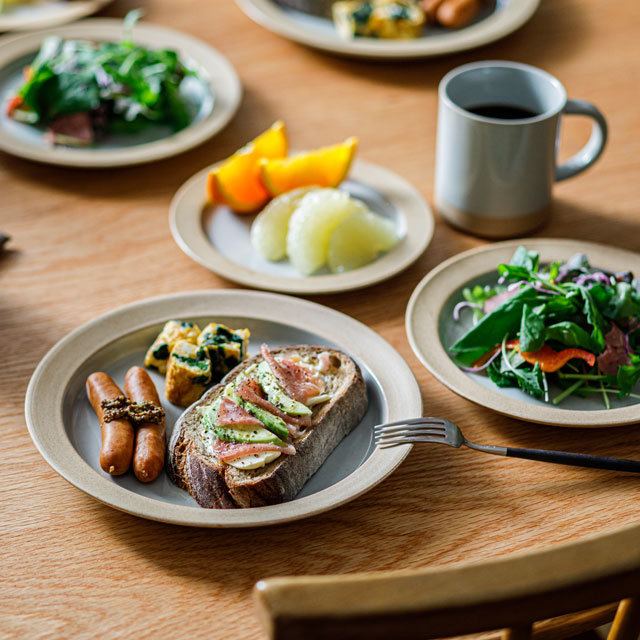 CLAYプレートＬ 黒土（黒）