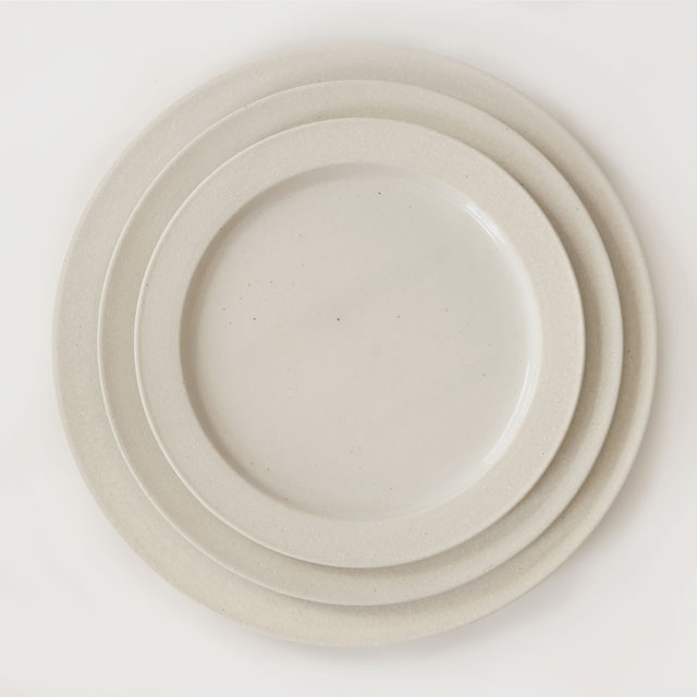 CLAYプレートＬ 黒土（黒）