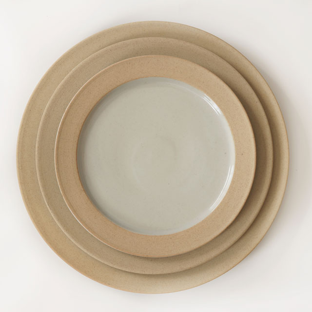 CLAYプレートＬ 黒土（黒）