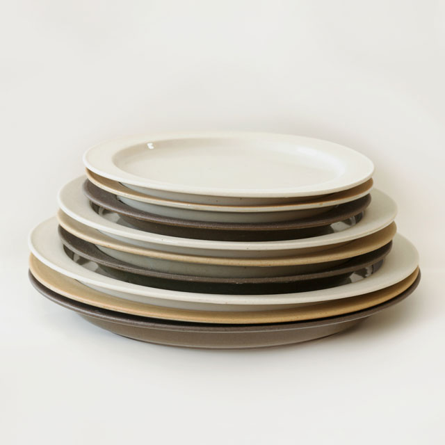 CLAYプレートＬ 黒土（黒）