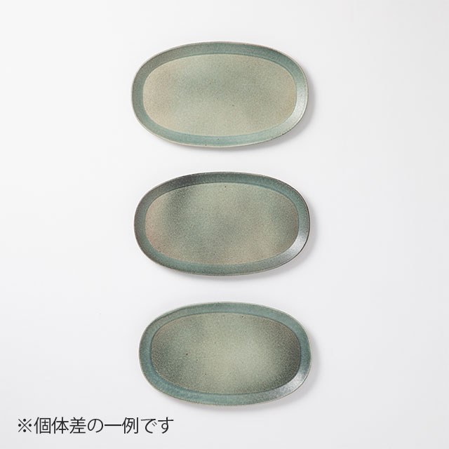 【WEB限定】明山窯 TEIBAN WARE　オーバル皿