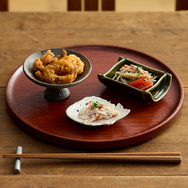 有田焼 福珠窯　鯛形豆皿　銀彩　8cm
