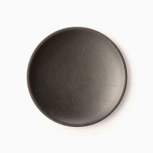 【WEB限定】めぐる小皿　和紙・黒　17㎝