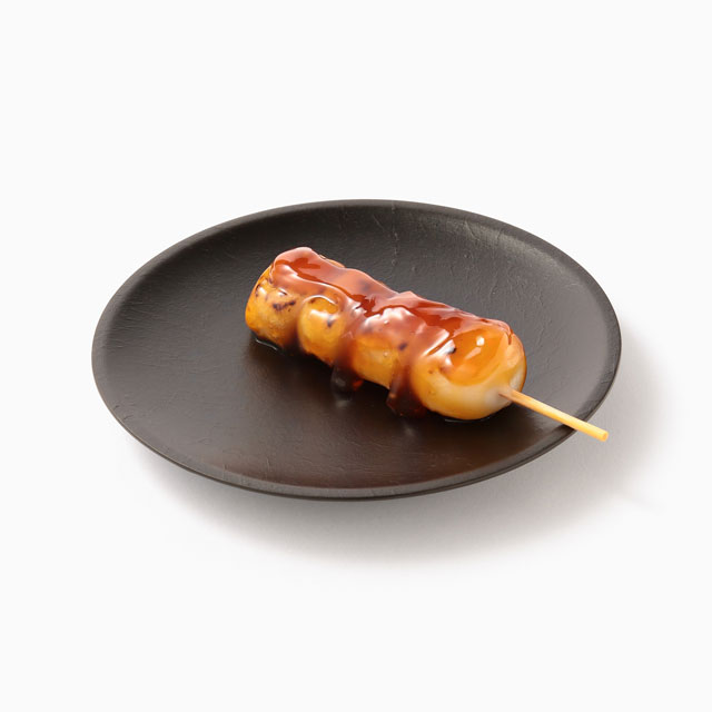 【WEB限定】めぐる小皿　和紙・黒　17㎝