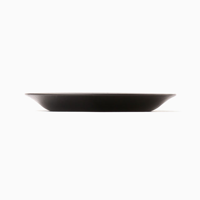 【WEB限定】めぐる小皿　和紙・黒　17㎝