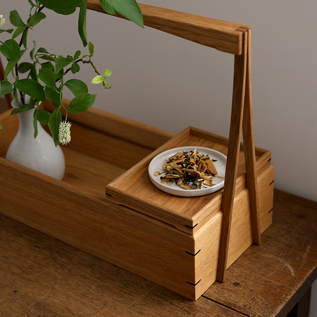 【WEB限定】ke-shiki stacking tray square Ssize