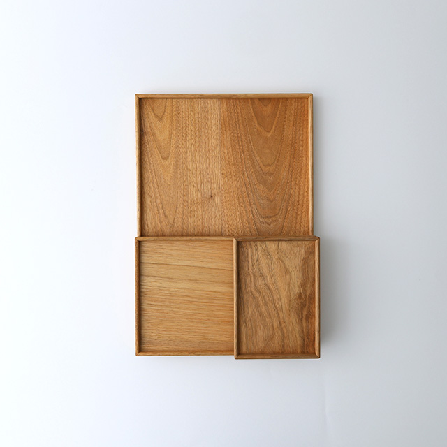 【WEB限定】ke-shiki stacking tray square Lsize