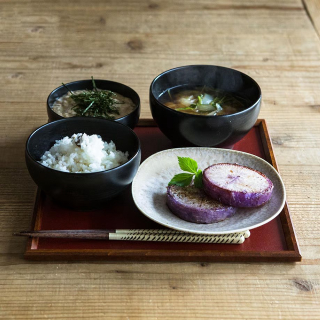【WEB限定】めぐるの一汁一菜盆 和紙着せ・潤