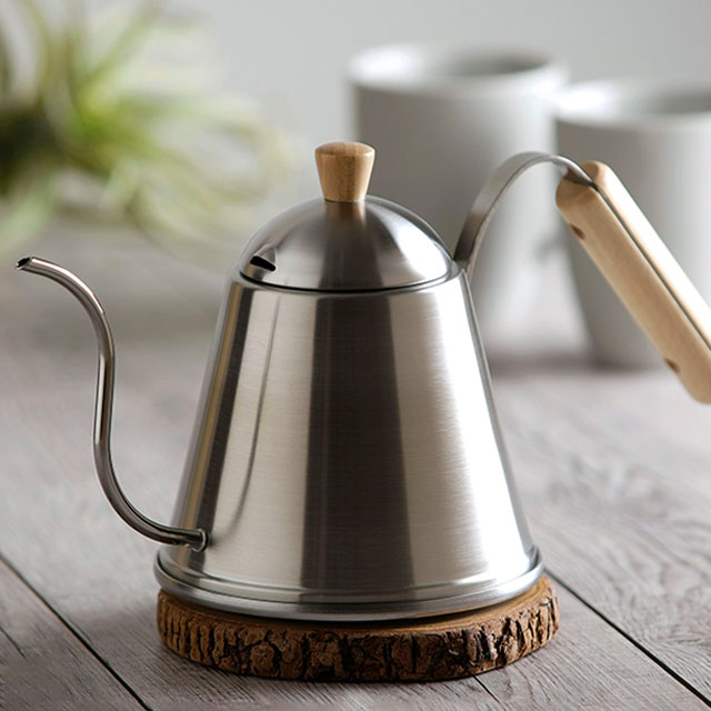 「IH使用可」　ドリップポットITTEKI　木ハンドル