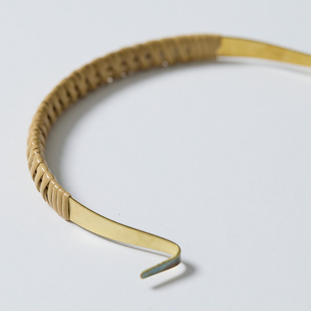 【予約商品】萬古焼の直火土瓶 持ち手（真鍮籐）