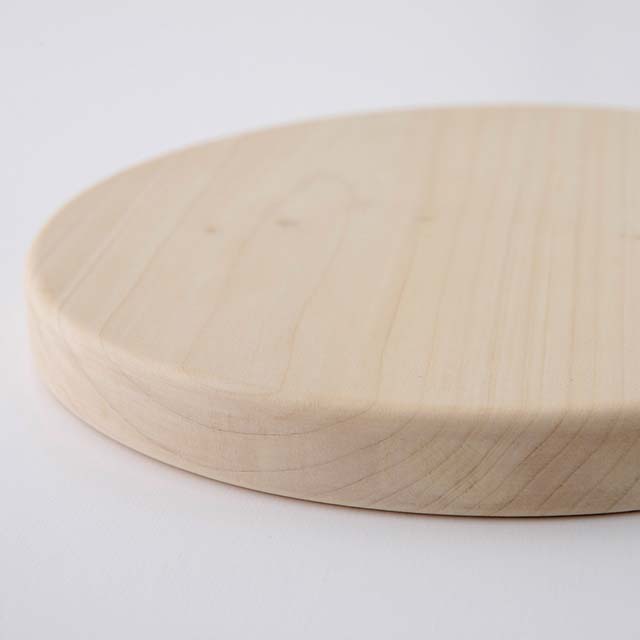 いちょうの木のまな板　まんまる