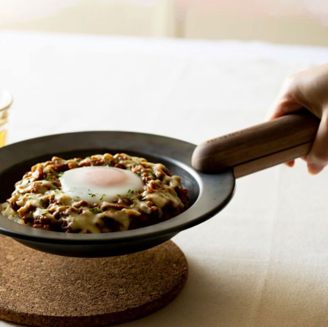 「IH使用可」 FRYING PAN JIU　Sサイズ/ハンドル　ウォルナット（クルミ）セット