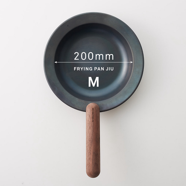 「IH使用可」 FRYING PAN JIU　Mサイズ/ハンドル　ウォルナット（クルミ）セット
