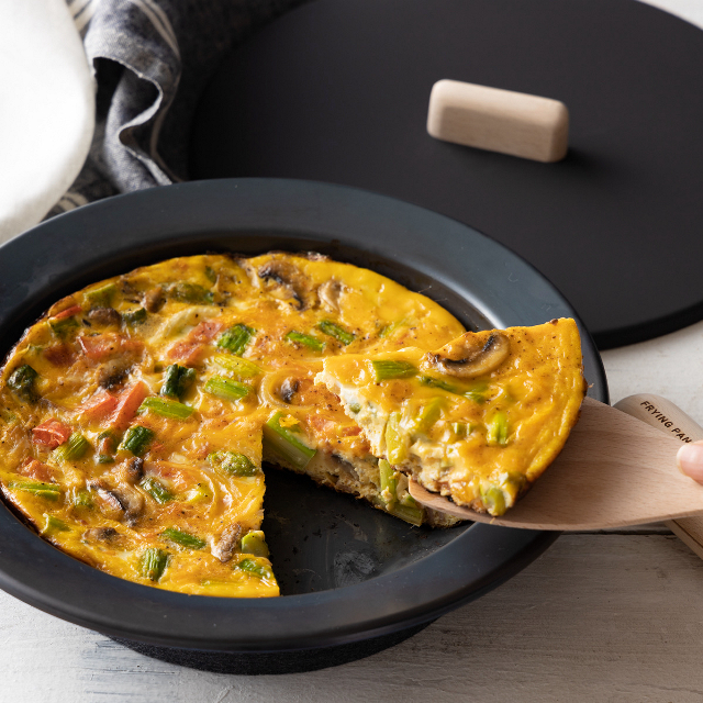 「IH使用可」 FRYING PAN JIU　Lサイズ/ハンドル　ウォルナット（クルミ）セット