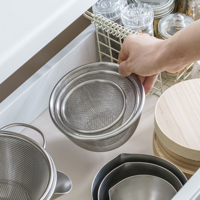 家事問屋　下ごしらえザル　11