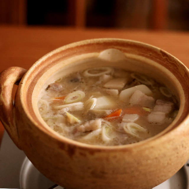 長谷園　みそ汁鍋　小