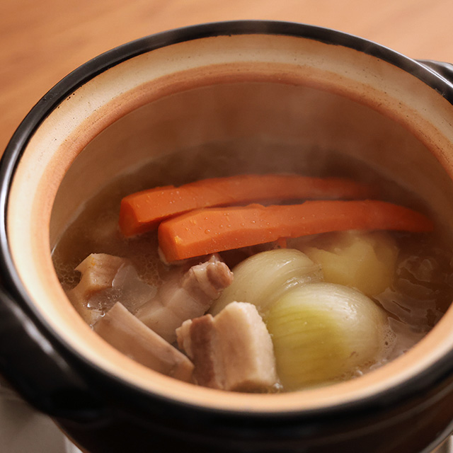 松山陶工場　別注煮込み鍋