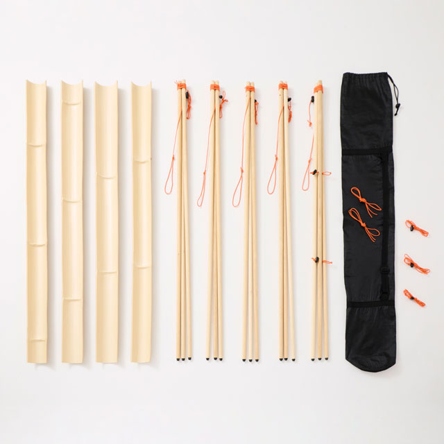 【予約商品】【WEB限定】屋外で楽しむ 白竹の大流しそうめん（発送7/10～予定）