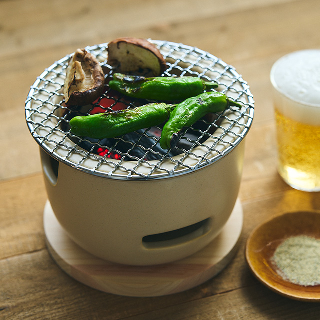 小鍋もできる卓上七輪