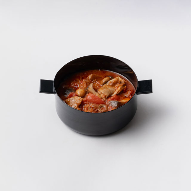 「IH使用可」 FRYING PAN JIU スープ　M　ハンドル(ブナ)セット ブラック＋ブナ M