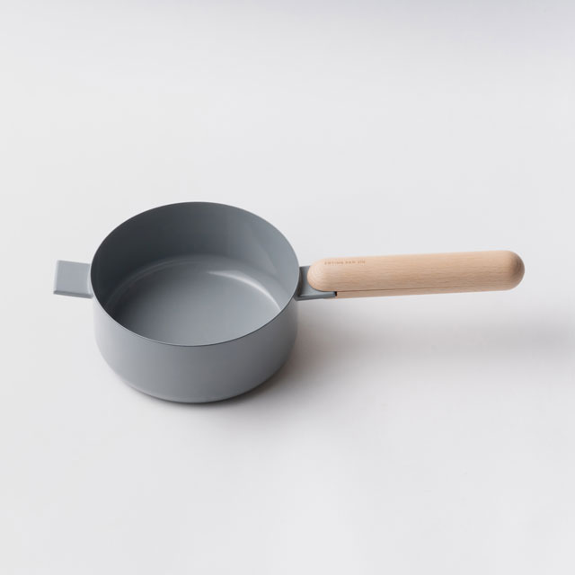 「IH使用可」 FRYING PAN JIU スープ　M　ハンドル(ブナ)セット ブラック＋ブナ M