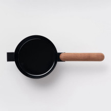 「IH使用可」 FRYING PAN JIU スープ　M　ハンドル(ウォルナット)セット