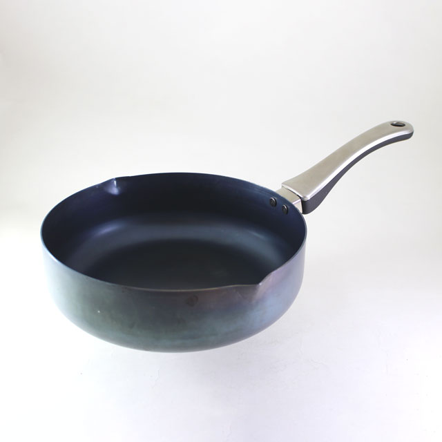 「IH使用可」GARTEN 深型鉄フライパン　25cm