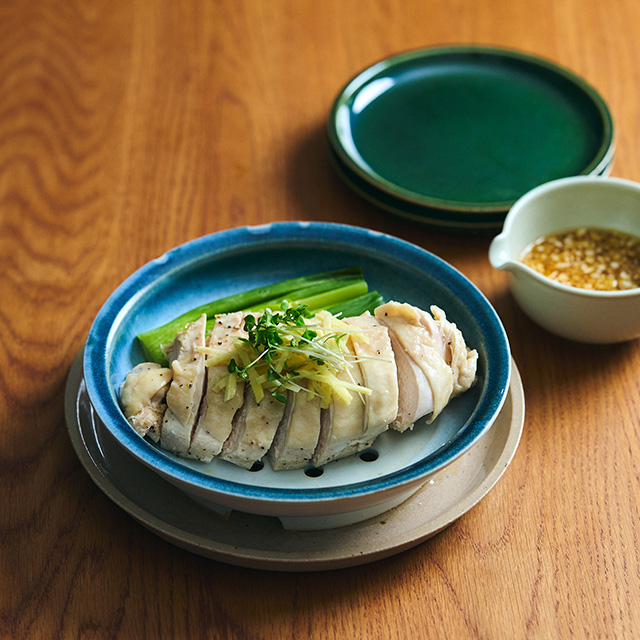 フライパンで手軽に使える　陶の蒸し皿