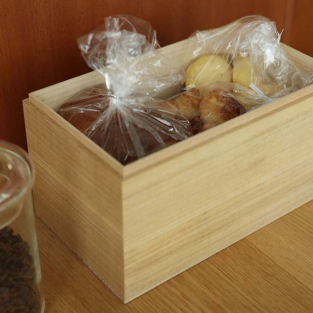 調湿できる桐の食品保存箱