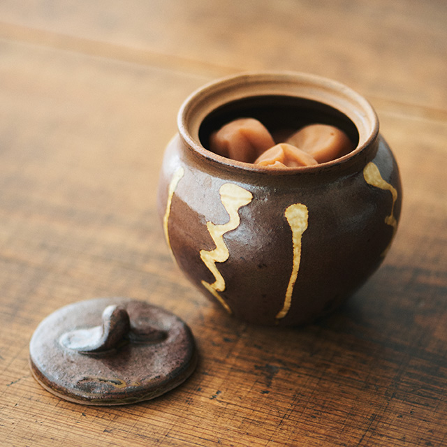 丹波の卓上壺　イッチン飴