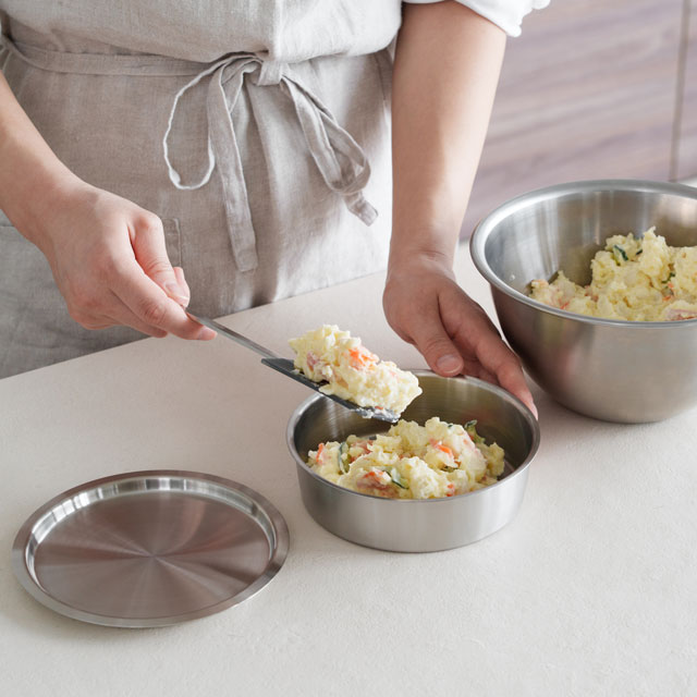 家事問屋　丸型保存容器40