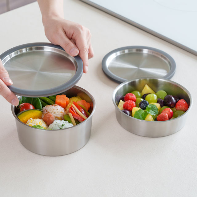 家事問屋　丸型保存容器40