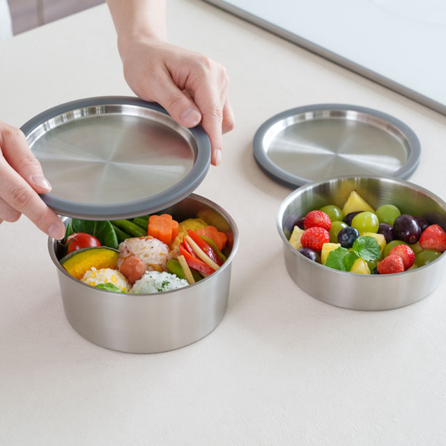 家事問屋　丸型保存容器60