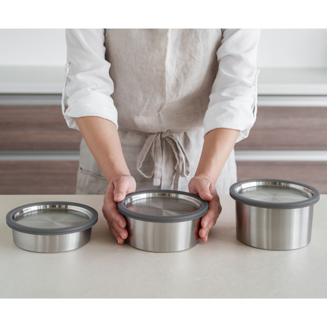 家事問屋　丸型保存容器80