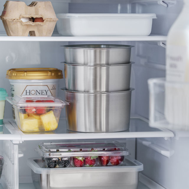 家事問屋　丸型保存容器80