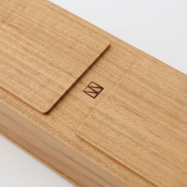 【WEB限定】建彦木工　山桜の弁当箱　S　山桜無垢材