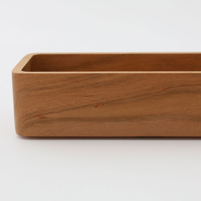 【WEB限定】建彦木工　山桜の弁当箱　S　山桜無垢材