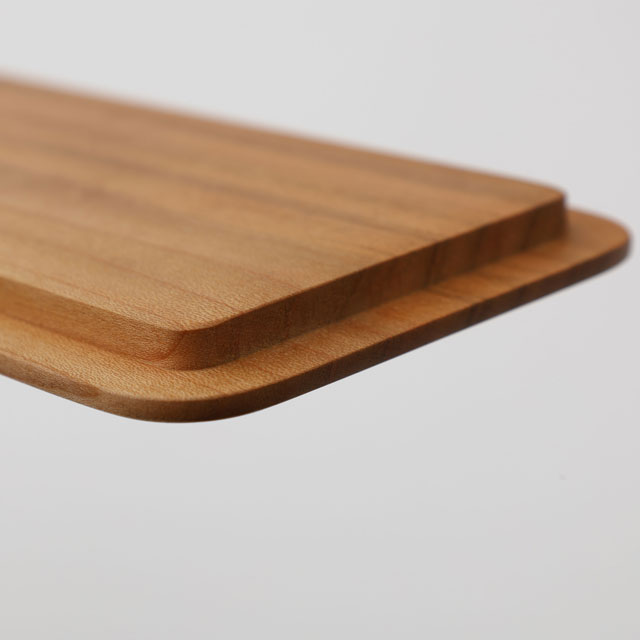 【WEB限定】建彦木工　山桜の弁当箱　M　山桜無垢材